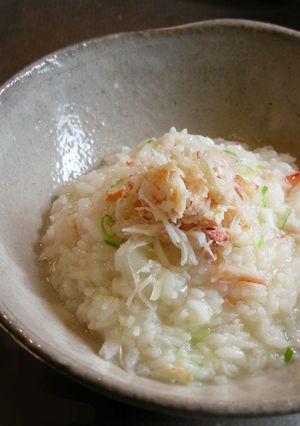 カニの風味が美味しい毛蟹おじや-レシピのメイン写真