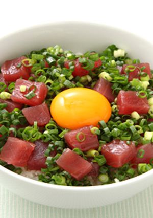たっぷりねぎのまぐろすし丼-レシピのメイン写真