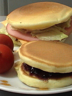 パンケーキサンド-レシピのメイン写真