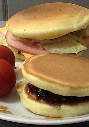 パンケーキサンド-レシピのメイン写真