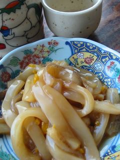 イカの塩辛、柚子風味^^-レシピのメイン写真
