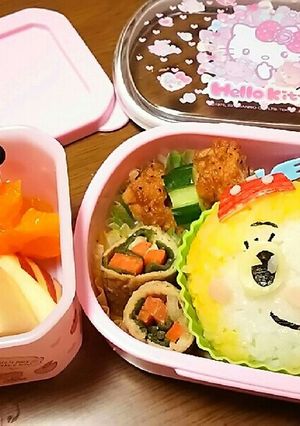 キャラ弁❤ドラミちゃん❤幼稚園弁当❤-レシピのメイン写真