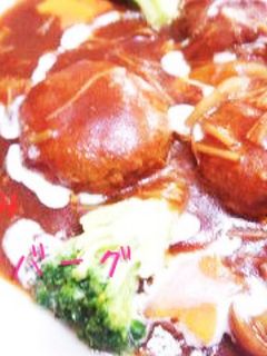 煮込みハンバーグ-レシピのメイン写真