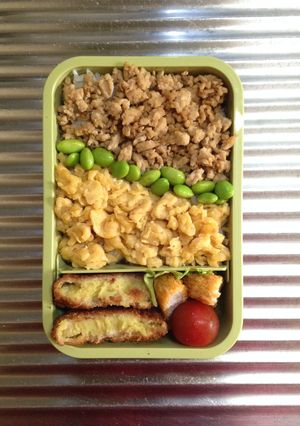 お弁当11〔鶏そぼろ〕-レシピのメイン写真