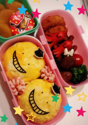 殺先生弁当殺せんせー☆オムライス！簡単！-レシピのメイン写真