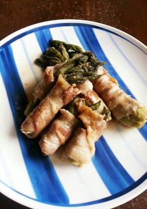 今が旬!!!　タラの芽豚肉巻き!!!-レシピのメイン写真