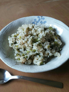 野沢菜漬けチャーハン♪-レシピのメイン写真