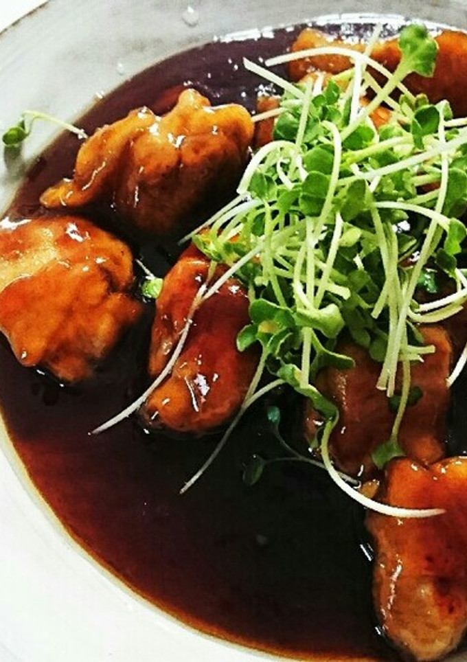 鶏肉の黒酢炒め-レシピのメイン写真