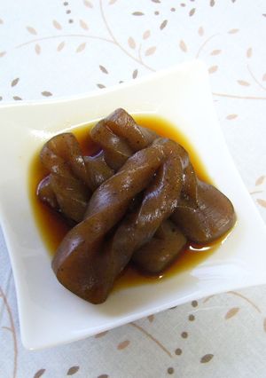 こんにゃくの煮物-レシピのメイン写真
