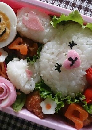ウサギのモフィﾁｬﾝ ♡キャラ弁-レシピのメイン写真