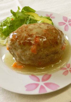 和風煮込みハンバーグ　～生姜あんかけ～-レシピのメイン写真