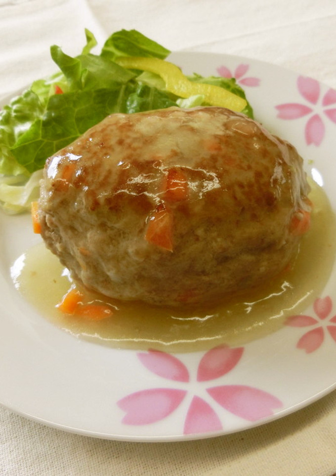 和風煮込みハンバーグ　～生姜あんかけ～-レシピのメイン写真