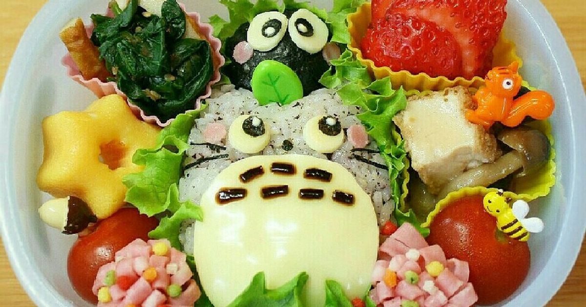 となりのトトロ＆まっくろくろすけ弁当♪ by miki☆miasy