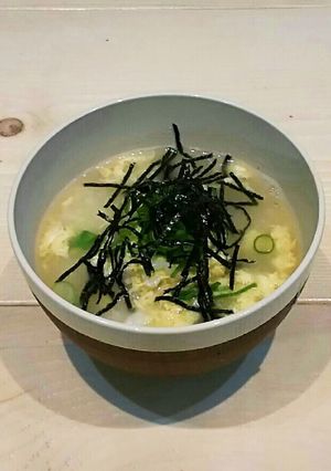 すぐできる☆超簡単マカ入り卵雑炊-レシピのメイン写真