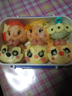 ツムツム キャラ弁-レシピのメイン写真