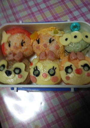 ツムツム キャラ弁-レシピのメイン写真