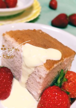 卵白だけで作る♡いちごみるくケーキ♡-レシピのメイン写真