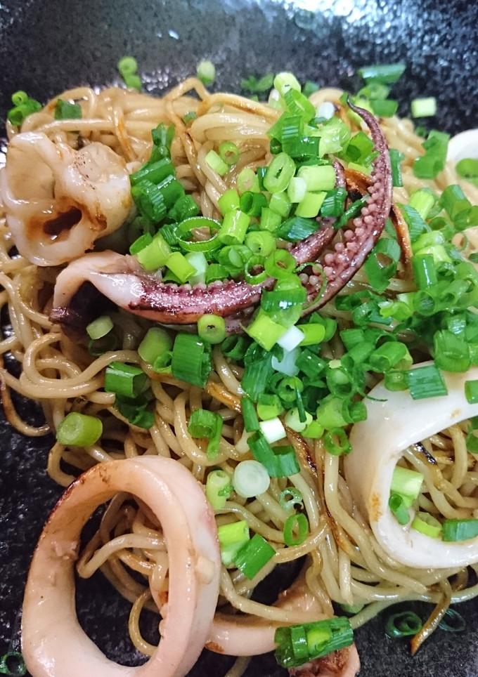 大磯屋いかのバターしょうゆ焼そば-レシピのメイン写真