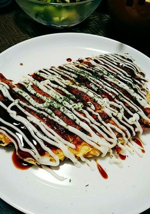 キャベツたっぷり◎お好み焼き風-レシピのメイン写真