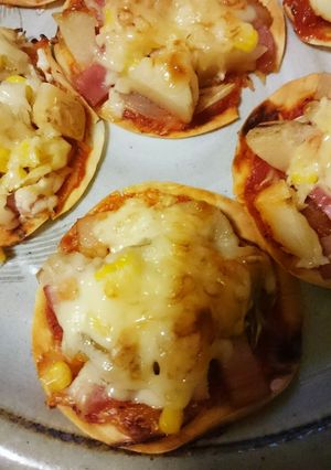 餃子の皮でポテトピザ-レシピのメイン写真