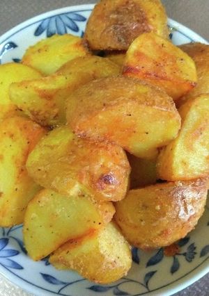 付け合わせ☆揚げ焼きガーリックポテト-レシピのメイン写真