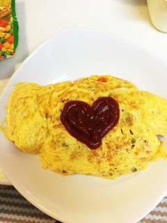 余った食材でオムライス-レシピのメイン写真