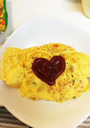 余った食材でオムライス-レシピのメイン写真