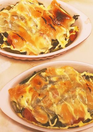 残り野菜で簡単グラタン風(♡˙˘˙♡)-レシピのメイン写真
