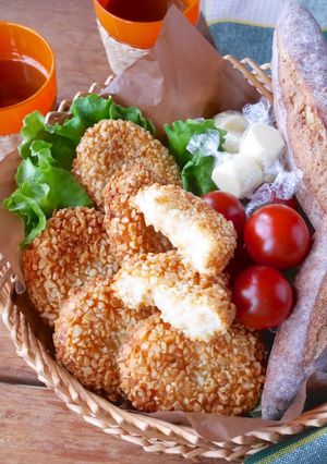お弁当のおかずに♪アーモンド衣のエビカツ-レシピのメイン写真