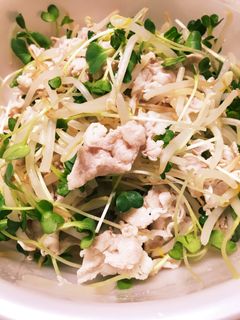 もやしとかいわれ大根 冷しゃぶ-レシピのメイン写真