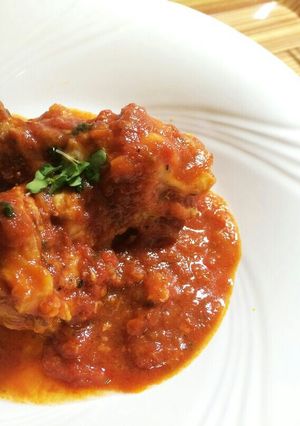炊飯器で簡単♪鶏手羽のトマト煮込み-レシピのメイン写真
