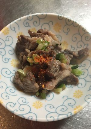 簡単ヘルシー☆とんタン ポン酢和え-レシピのメイン写真