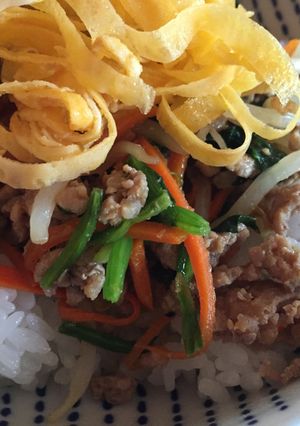 給食で人気のビビンバ-レシピのメイン写真