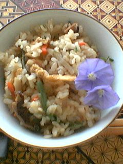 山菜炊き込み御飯-レシピのメイン写真