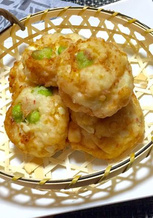 色んな味♡豆腐とたけのこのはんぺん揚げ-レシピのメイン写真