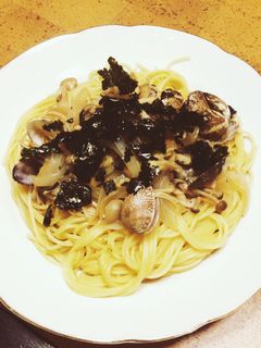 アサリとキノコの和風パスタ-レシピのメイン写真