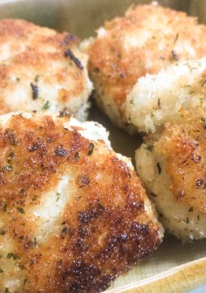 ささみと豆腐でつくねの香草パン粉焼き-レシピのメイン写真