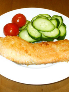 魚・鮭フライ♪フライパンで♪マヨネーズ味-レシピのメイン写真