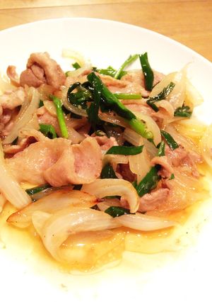 簡単！ご飯がすすむ☆豚肉と玉ねぎの炒め物-レシピのメイン写真