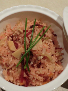 たけのことビートルートの炊き込みご飯-レシピのメイン写真