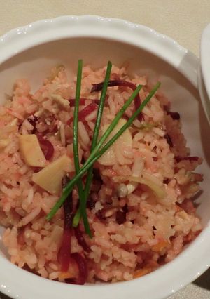 たけのことビートルートの炊き込みご飯-レシピのメイン写真