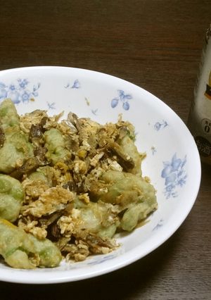 えだ豆天の卵とじ-レシピのメイン写真