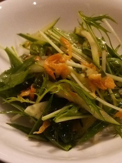 水菜とわかめのサラダ-レシピのメイン写真