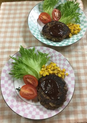 我が家のハンバーグ♪-レシピのメイン写真