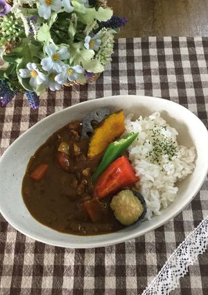 彩り野菜のカレーライス♡-レシピのメイン写真