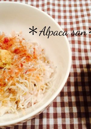 お手軽♡3分で完成！しらす丼-レシピのメイン写真