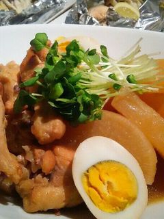 鶏手羽と大根の甘辛煮-レシピのメイン写真