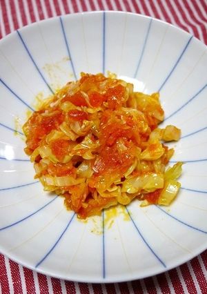 簡単！キャベツのキャロットマト和え-レシピのメイン写真