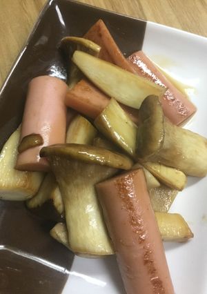 エリンギと魚肉ソーセージの照り焼き-レシピのメイン写真