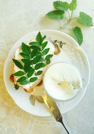 簡単☆木の芽とクリームチーズのせバケット-レシピのメイン写真
